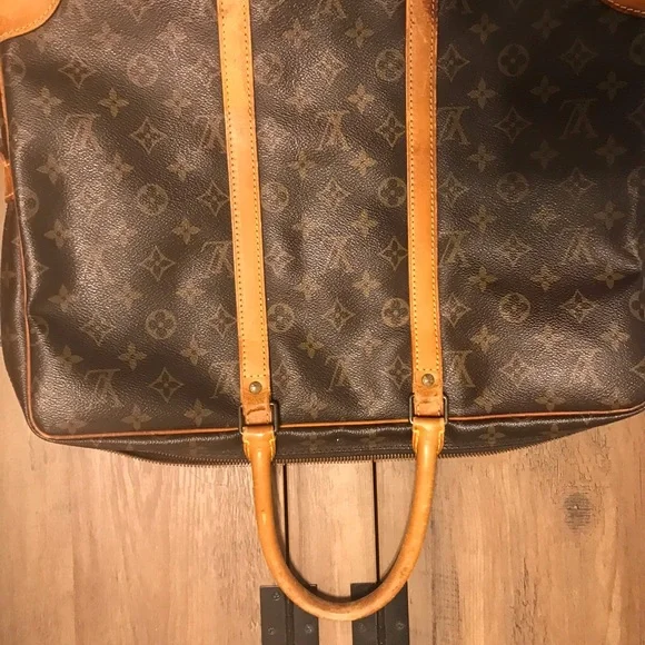 Louis Vuitton Brown Monogram PROJECT Travel Bag with Vachetta Leather Straps - Picture 2 of 10